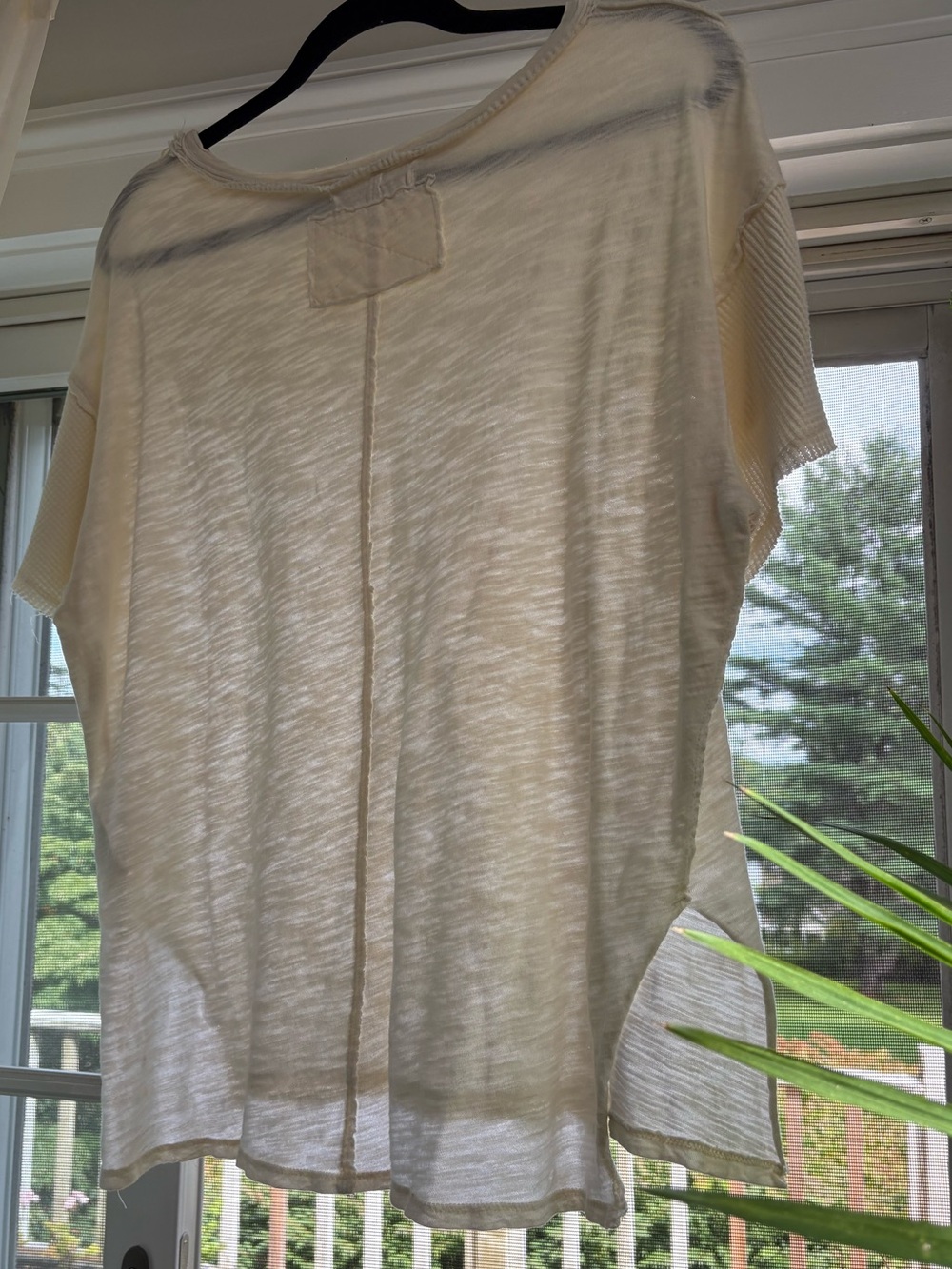 Free people ivory T-shirt